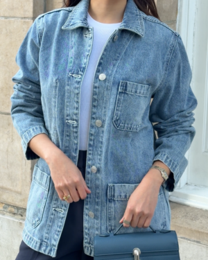 100% Cotton Denim Chore Jacket