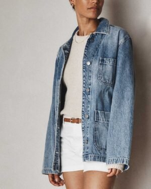 100% Cotton Denim Chore Jacket