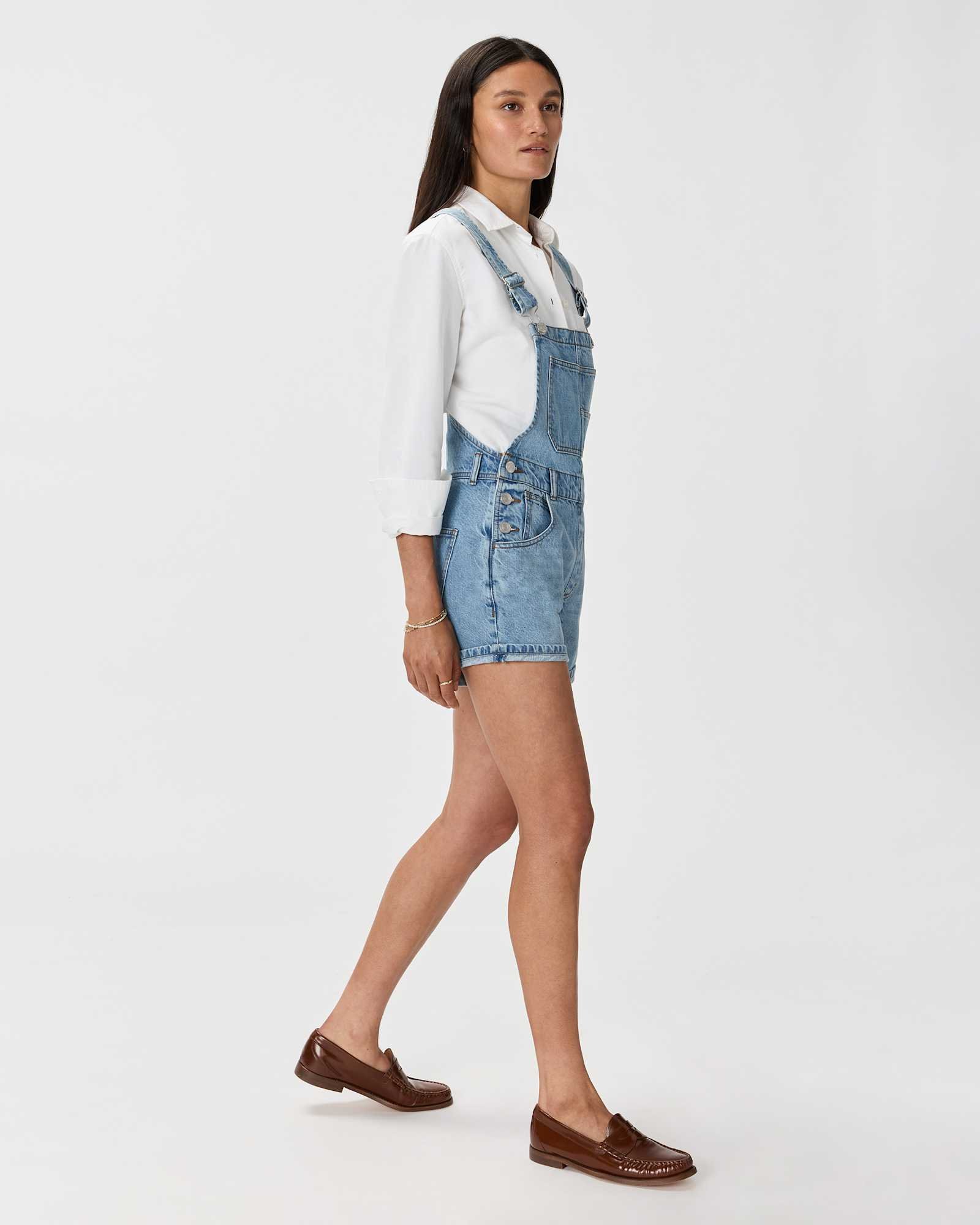 100% Cotton Denim Shortalls — Gallery image 100% Cotton Denim Shortalls