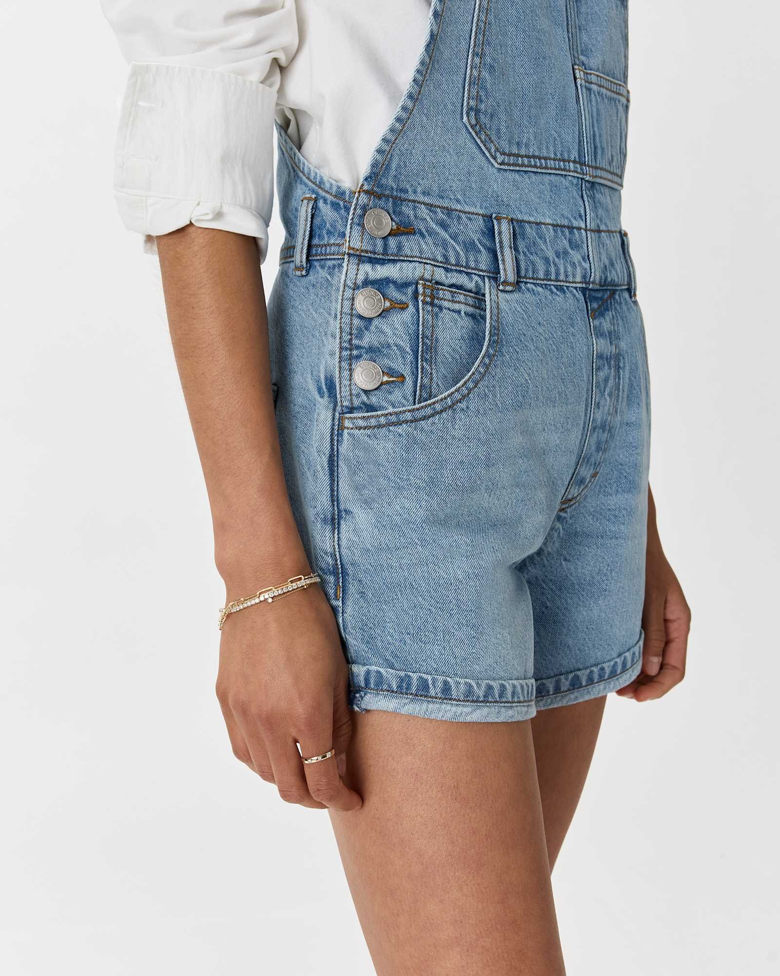100% Cotton Denim Shortalls — Gallery image 100% Cotton Denim Shortalls