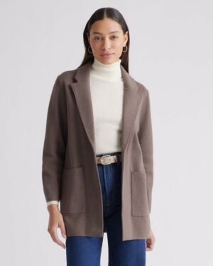100% Cotton Knit Blazer