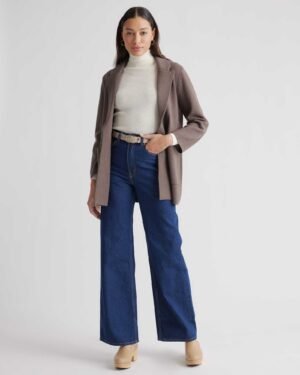 100% Cotton Knit Blazer