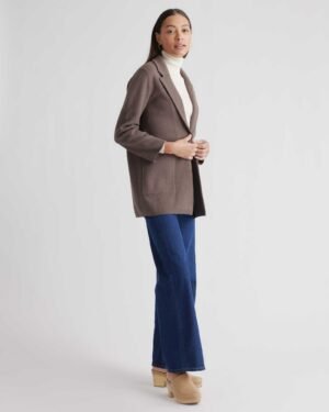 100% Cotton Knit Blazer