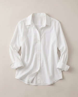 100% Cotton Poplin Long Sleeve Shirt