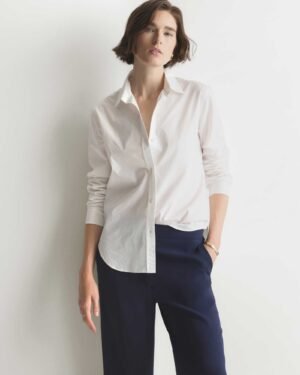 100% Cotton Poplin Long Sleeve Shirt