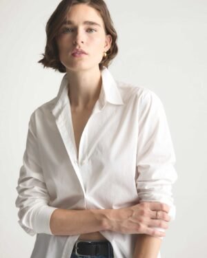 100% Cotton Poplin Long Sleeve Shirt