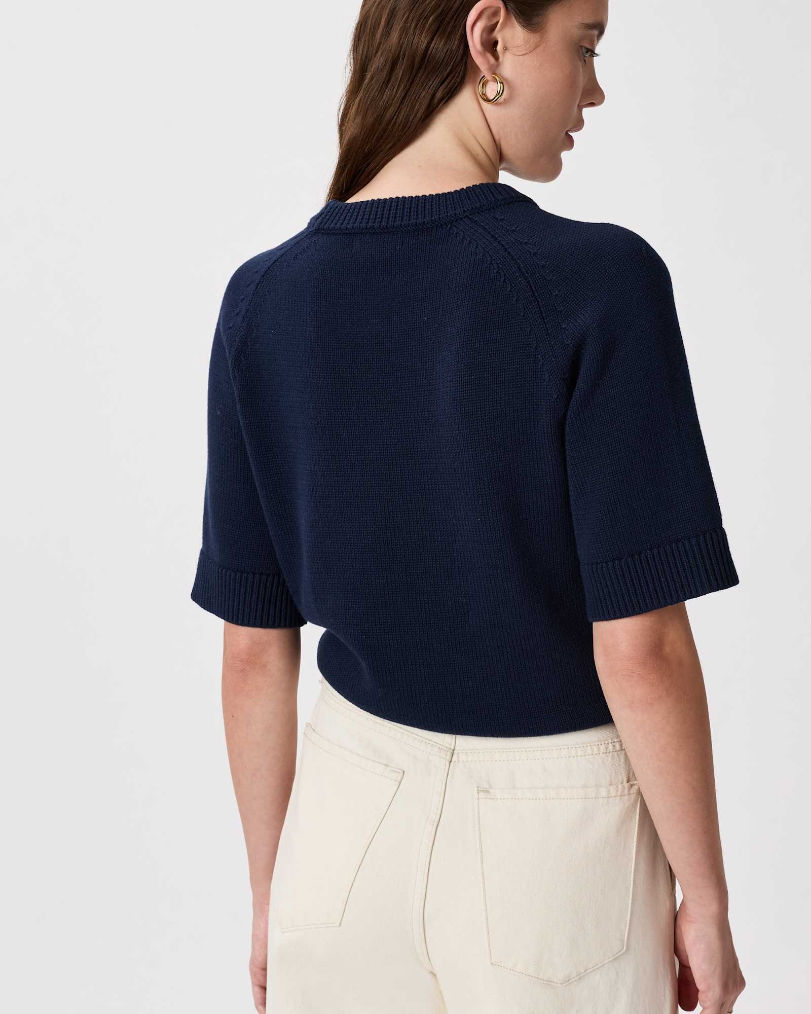 100% Cotton Sweater Tee — Gallery image 100% Cotton Sweater Tee