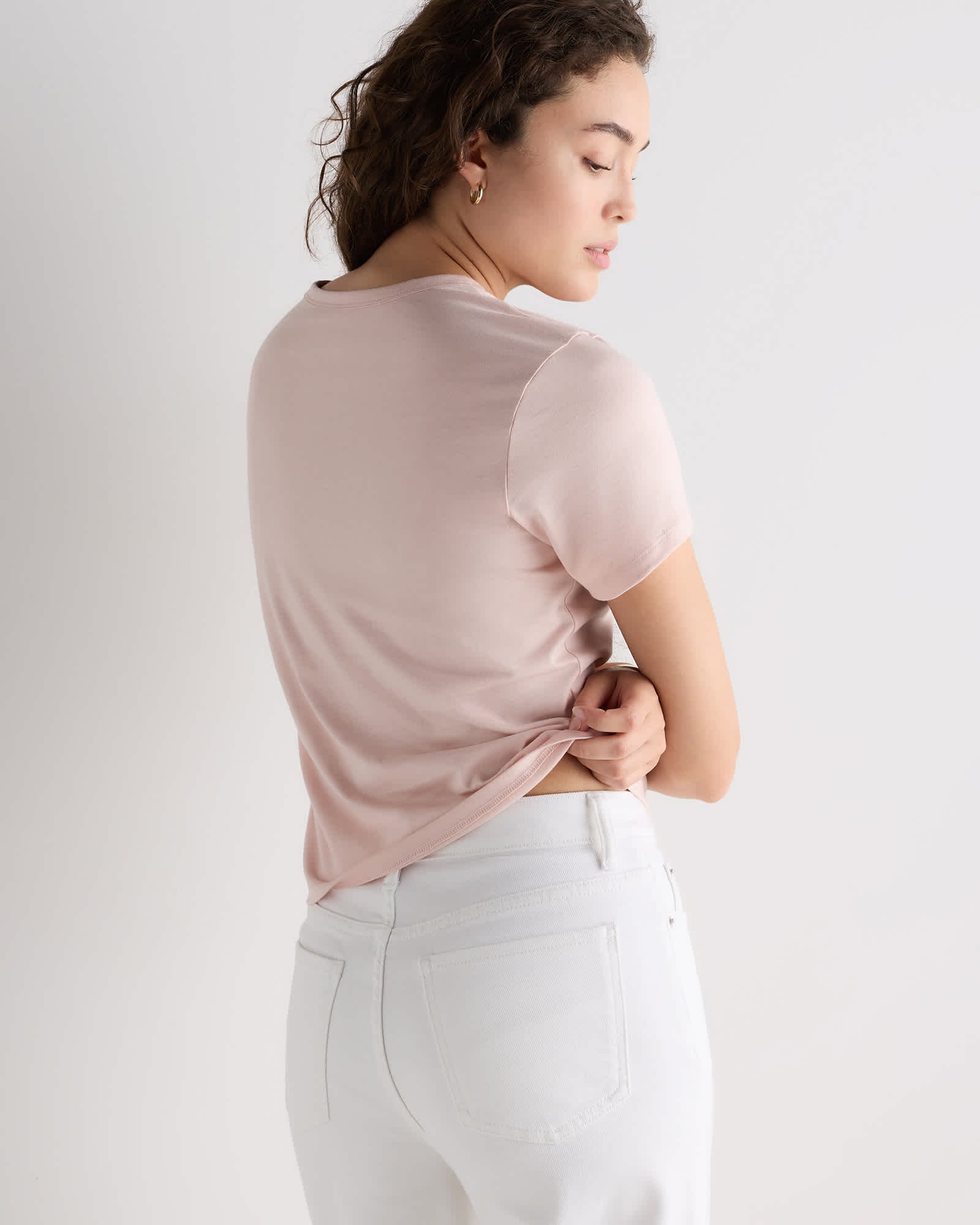 100% Pima Cotton Slim Fit Tee — Gallery image 100% Pima Cotton Slim Fit Tee