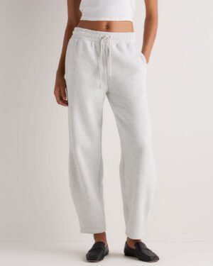 Brushed Fleece Barrel Sweatpants