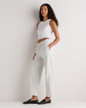Brushed Fleece Barrel Sweatpants
