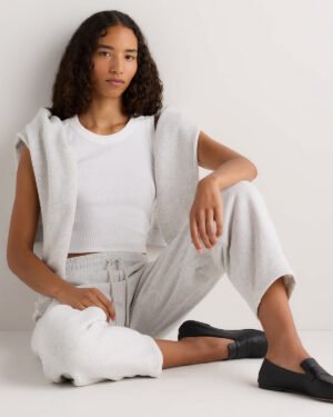 Brushed Fleece Barrel Sweatpants