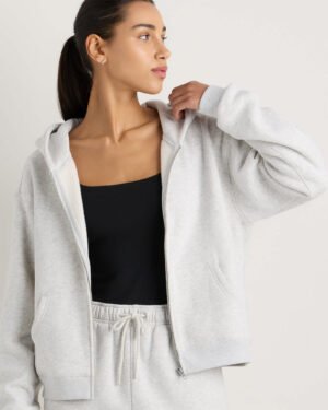 Brushed Fleece Full-Zip Hoodie