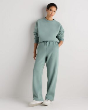 Brushed Fleece Straight Leg Sweatpants