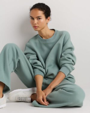 Brushed Fleece Straight Leg Sweatpants