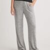 Brushed Lounge Straight Leg Pant