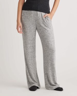 Brushed Lounge Straight Leg Pant