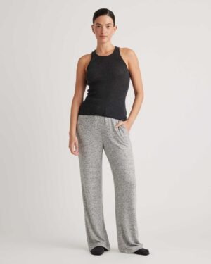 Brushed Lounge Straight Leg Pant