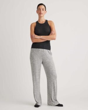 Brushed Lounge Straight Leg Pant