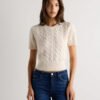 Cashmere Cable Tee