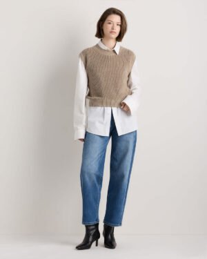 Cotton Linen Sweater Tank