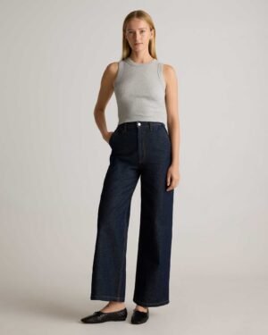 Cotton Micro-Rib Cropped Cutaway Tank