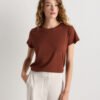 Cotton Modal Crewneck Swing Tee