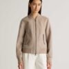 Double-Faced Merino Wool Bomber Jacket