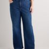 High-Rise Stretch Relaxed Straight Jeans — Plus Size