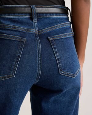 High-Rise Stretch Wide Leg Jeans