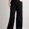 High-Rise Stretch Wide Leg Jeans — Plus Size