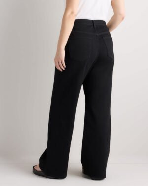 High-Rise Stretch Wide Leg Jeans — Plus Size