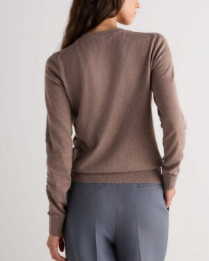 Lightweight Cotton Cashmere Crew Sweater