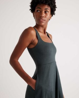 Lightweight Performance Fit & Flare Dress