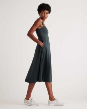Lightweight Performance Fit & Flare Dress