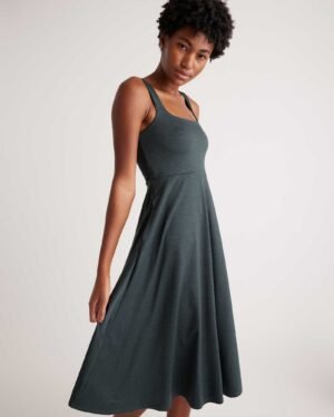 Lightweight Performance Fit & Flare Dress