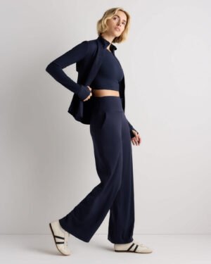 Performance High-Rise Wide Leg Pants