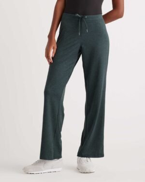 Performance Knit Wide Leg Pants