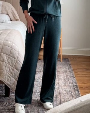 Performance Knit Wide Leg Pants