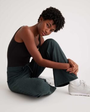 Performance Knit Wide Leg Pants