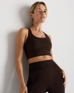 Performance Long Line Strappy Sports Bra