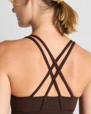 Performance Long Line Strappy Sports Bra