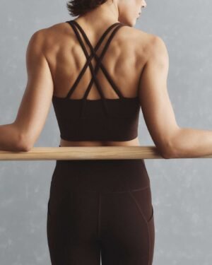 Performance Long Line Strappy Sports Bra