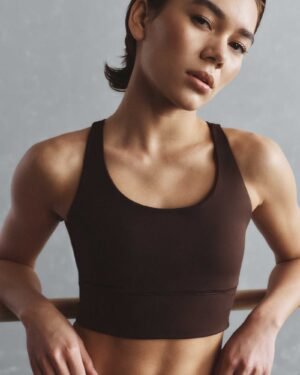 Performance Long Line Strappy Sports Bra