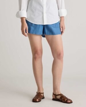 Pull-On Lyocell Chambray Short