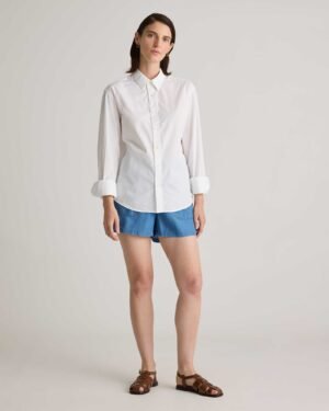 Pull-On Lyocell Chambray Short