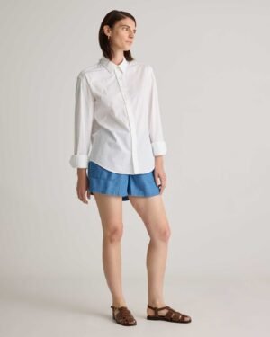 Pull-On Lyocell Chambray Short