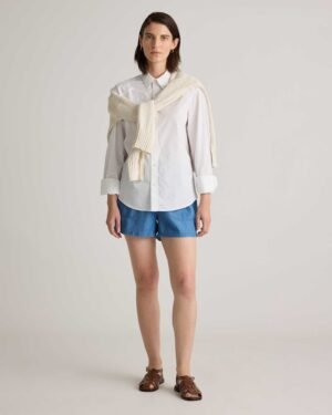 Pull-On Lyocell Chambray Short