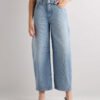 Rigid Darted Barrel Jeans