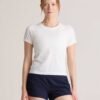 Seamless Waist-Length Short Sleeve Tee