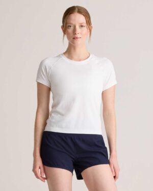 Seamless Waist-Length Short Sleeve Tee